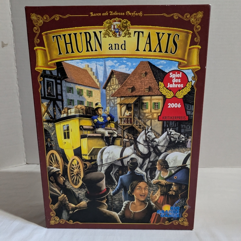 Thurn and Taxis Board Game Complete Rio Grande Games  2006